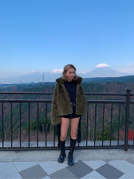 honokaさん（レディース・151cm）の冬コーディネート