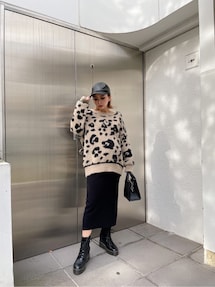 GYDA - ♡未使用♡GYDA/ジェイダ☆レオパードラインシャギーニットTOPS ❤︎未使用❤︎GYDA/ジェイダ☆レオパードラインシャギーニットTOPS