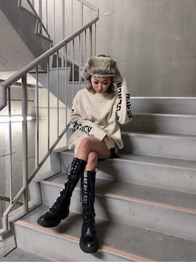 honokaさん(レディース・151cm)の冬コーディネート