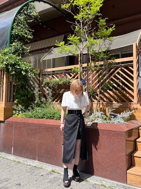 清水夢乃さん（レディース・166cm）の春コーディネート