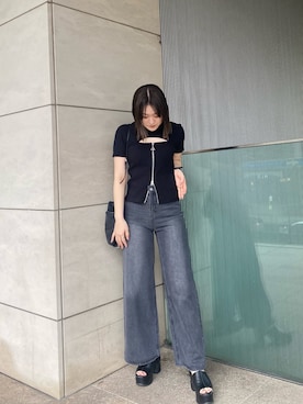 清水夢乃さん（レディース・166cm）の春コーディネート