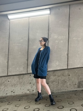 「#秋コーデ」｜「アイテム（ブーツ）」を使った、清水夢乃さん（レディース・165cm）の秋コーディネート