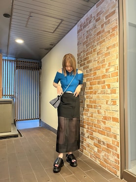 清水夢乃さん（レディース・166cm）の夏コーディネート