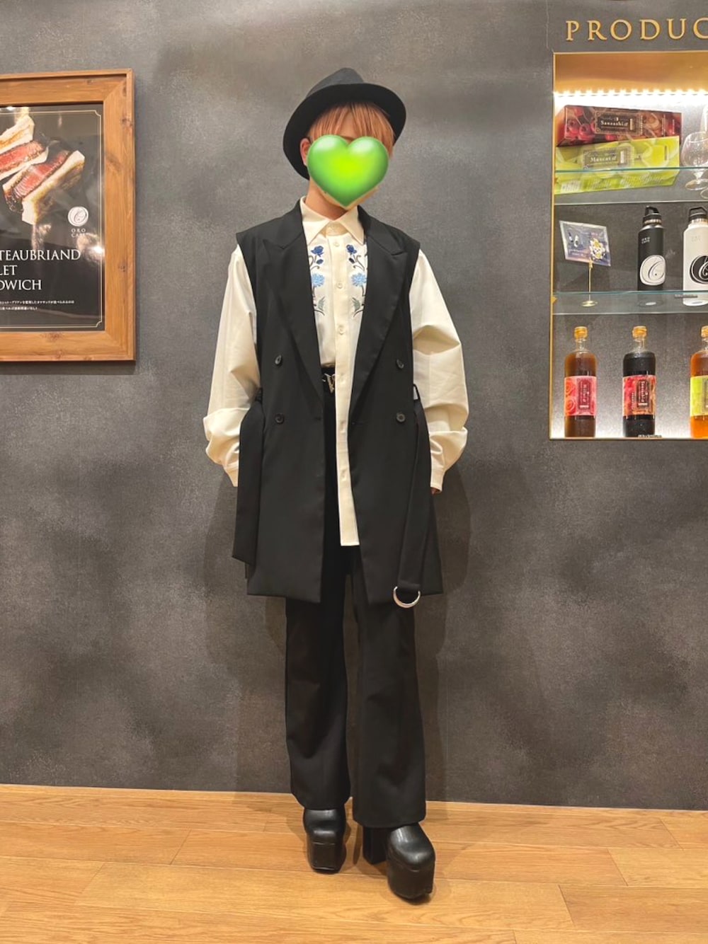 「きれいめコーディネート、宝塚、観劇コーデ、宝塚観劇、クール、スタイリッシュ、モード」｜「cs T&Pのアイテム（ブーツ、ブラック系）」を使った、SHIHOさん（骨格ウェーブ・レディース・154cm）の春コーディネートの1枚目の写真