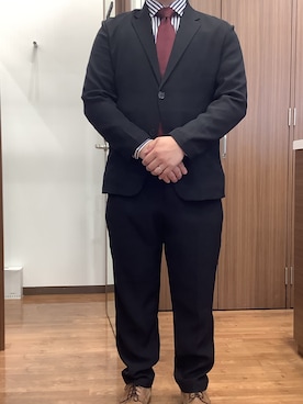 「アイテム（フォーマルスーツ/小物）」を使った、SHIRTS PLAZA 福岡イオンモール店さん（メンズ・171cm）の秋コーディネート