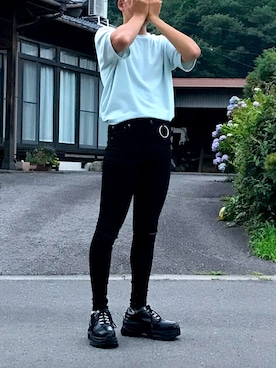 「ADRER」｜saeyuuuuさん（メンズ・166cm）の夏コーディネート