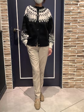 「ニット/セーター」｜BRICK HOUSE by Tokyo Shirts さいたま新都心コクーン店さん（レディース・153cm）の冬コーディネート