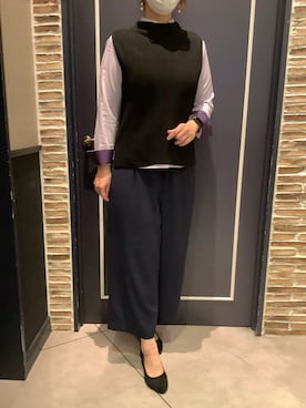 「アイテム（ビジネスシャツ）」を使った、BRICK HOUSE by Tokyo Shirts さいたま新都心コクーン店さん（レディース・170cm）の秋コーディネート