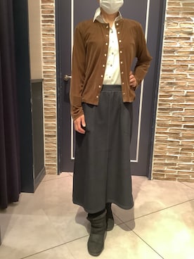 「ニット/セーター」｜BRICK HOUSE by Tokyo Shirts さいたま新都心コクーン店さん（レディース・163cm）の冬コーディネート