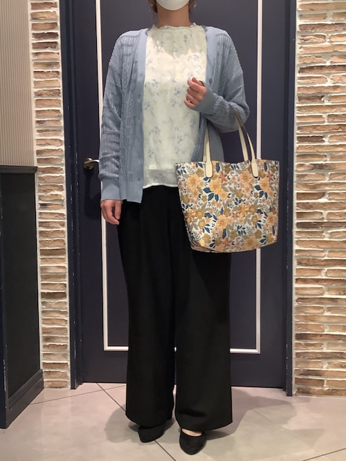 セール】ニット 透かし編みVカーディガン レディース（ニット