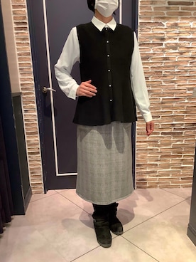 BRICK HOUSE by Tokyo Shirts さいたま新都心コクーン店さん(レディース・163cm)の冬コーディネート