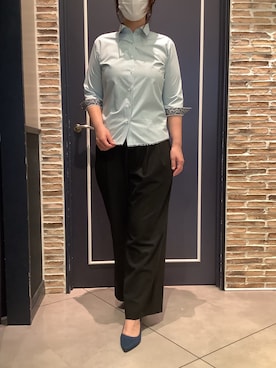 「TOKYO SHIRTS（トウキョウシャツ）のアイテム」を使った、BRICK HOUSE by Tokyo Shirts さいたま新都心コクーン店さん（レディース・170cm）の春コーディネート