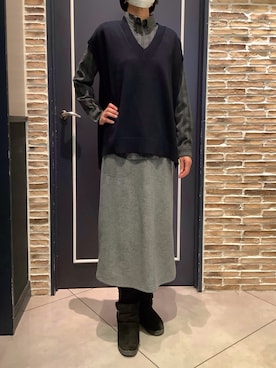 BRICK HOUSE by Tokyo Shirts さいたま新都心コクーン店さん(レディース・163cm)の冬コーディネート