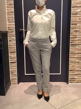 「TOKYO SHIRTS（トウキョウシャツ）のアイテム」を使った、BRICK HOUSE by Tokyo Shirts さいたま新都心コクーン店さん（レディース・153cm）の春コーディネート