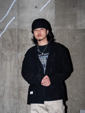 「schott（ショット）のSchott/ショット/TC PAINTER PANTS/ペインターパンツ（その他パンツ）」を使った、HAYASHI REIYAさん（メンズ・183cm）の春コーディネート