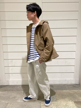 「gloster」｜「アイテム（ブルゾン）」を使った、nabeさん（メンズ・168cm）の冬コーディネート