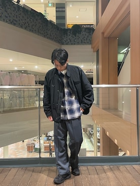 「季節の変わり目羽織コーデ」｜nabeさん（メンズ・168cm）の秋コーディネート