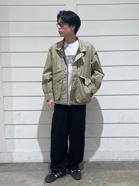 「GLOSTER（グロスター）のアイテム（ジャケット/アウター）」を使った、nabeさん（メンズ・168cm）の春コーディネート