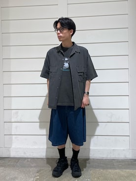 「GLOSTER（グロスター）のアイテム」を使った、nabeさん（メンズ・168cm）の夏コーディネート