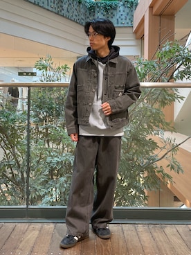 「GEVACO」｜「アイテム（ジャケット/アウター）」を使った、nabeさん（メンズ・168cm）の秋コーディネート