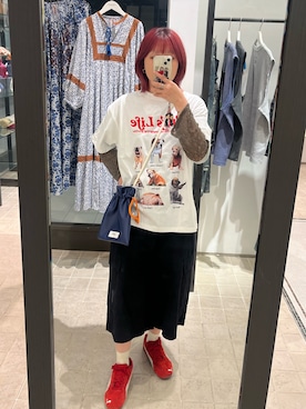 「CIAOPANIC（チャオパニック）の【DEFGARMENTS/デフガーメンツ】BERMUDA CARGO PANTS（その他パンツ）」を使った、gnk93さん（レディース・163cm）の夏コーディネート