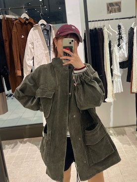 「アイテム（モッズコート）」を使った、gnk93さん（レディース・164cm）の秋コーディネート