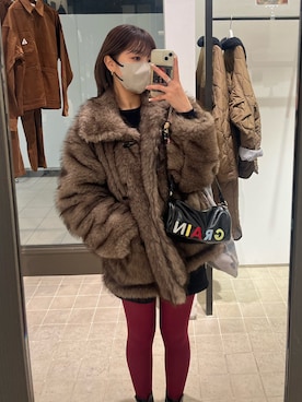 「GRAIN（グレイン）のアイテム」を使った、gnk93さん（レディース・164cm）の冬コーディネート