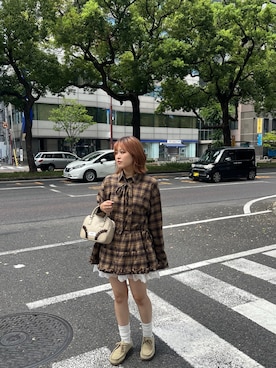 「GRAIN（グレイン）のアイテム」を使った、gnk93さん（レディース・164cm）の秋コーディネート