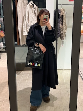 「GRAIN（グレイン）のアイテム」を使った、gnk93さん（レディース・164cm）の冬コーディネート