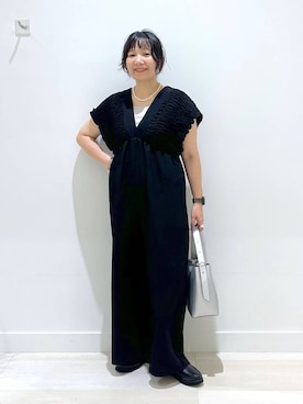 「バッグ」｜「アイテム（アクセサリー）」を使った、manasangwさん（レディース・155cm）の夏コーディネート