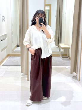 「アイテム（ブレスレット）」を使った、manasangwさん（レディース・155cm・40代）の夏コーディネート