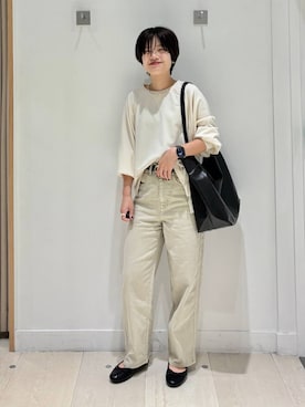 「アイテム（腕時計）」を使った、しらがさん（レディース・159cm）の秋コーディネート
