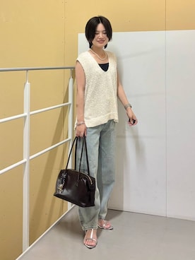 「アイテム（ブレスレット）」を使った、しらがさん（レディース・159cm・30代）の夏コーディネート