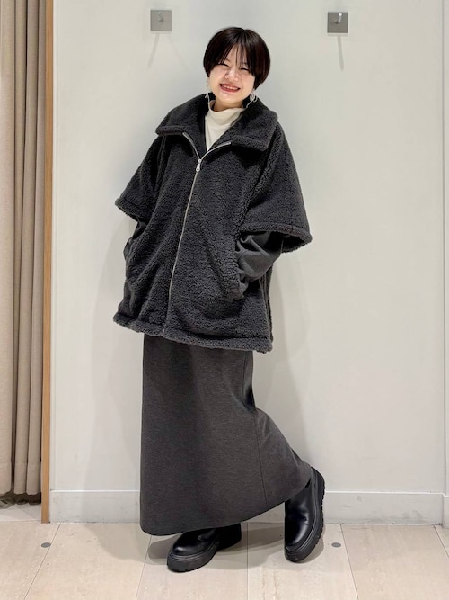 セール】フワモコボアポンチョ/603322（ポンチョ）｜GLOBAL WORK