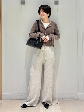 「GLOBAL WORK（グローバルワーク）のアイテム（リング）」を使った、しらがさん（レディース・159cm）の春コーディネート