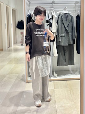 「アイテム（その他小物）」を使った、しらがさん（レディース・159cm）の秋コーディネート