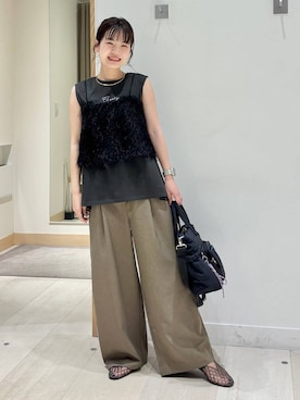 「GLOBAL WORK（グローバルワーク）のアイテム」を使った、しらがさん（レディース・159cm）の夏コーディネート