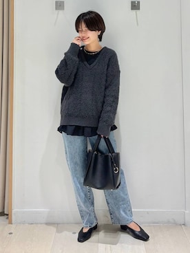 「アイテム（その他シューズ）」を使った、しらがさん（レディース・159cm・30代）の秋コーディネート