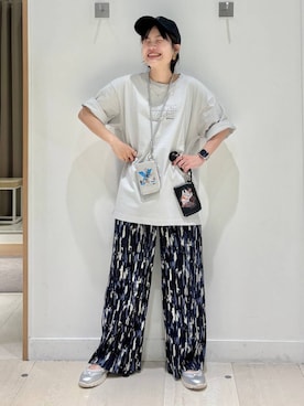 「GLOBAL WORK（グローバルワーク）のアイテム（リング）」を使った、しらがさん（レディース・159cm）の春コーディネート