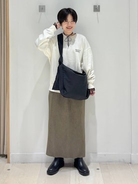 「アイテム（チョーカー）」を使った、しらがさん（レディース・159cm・30代）の秋コーディネート