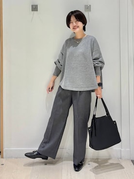 「アイテム（腕時計）」を使った、しらがさん（レディース・159cm）の秋コーディネート