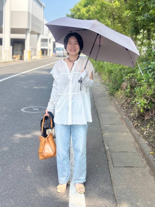 GLOBAL WORK 傘 滑落超撥水長傘/989799 レディース : ZOZOTOWN