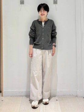 「アイテム（デジタル腕時計）」を使った、しらがさん（レディース・159cm）の秋コーディネート