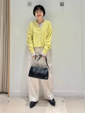 「GLOBAL WORK（グローバルワーク）のアイテム（リング）」を使った、しらがさん（レディース・159cm）の春コーディネート