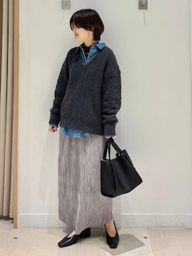 「アイテム（その他シューズ）」を使った、しらがさん（レディース・159cm・30代）の秋コーディネート