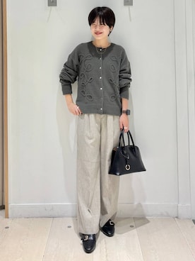 「アイテム（腕時計）」を使った、しらがさん（レディース・159cm）の秋コーディネート