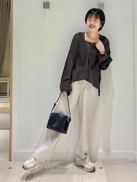 「GLOBAL WORK（グローバルワーク）のアイテム（リング）」を使った、しらがさん（レディース・159cm）の春コーディネート