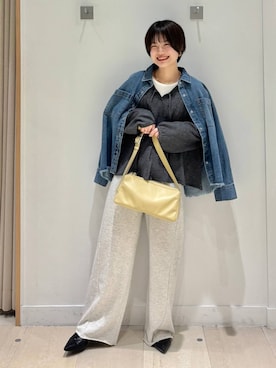 「GLOBAL WORK（グローバルワーク）のアイテム（リング）」を使った、しらがさん（レディース・159cm）の春コーディネート