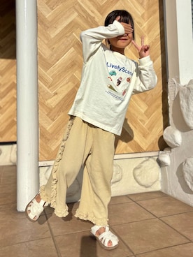 しらがさん（キッズ・113cm）の秋コーディネート