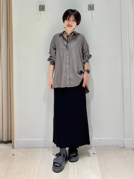 「アイテム（腕時計）」を使った、しらがさん（レディース・159cm）の秋コーディネート